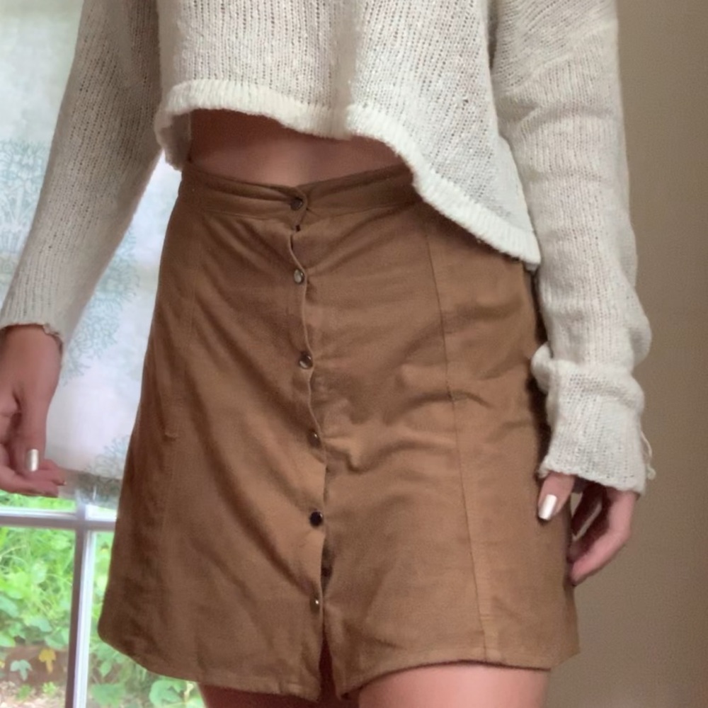 Suede skirt💛